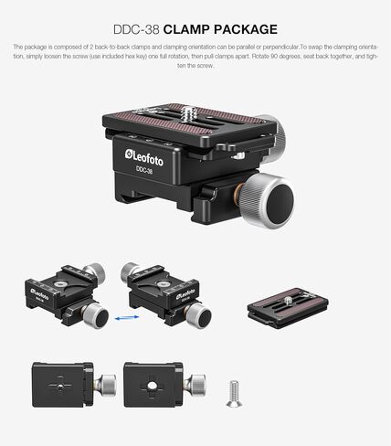 LEOFOTO FDM-03 طقم السكك الحديدية مجهر Rangefinder | الطول: 320 ملم in Saudi Arabia