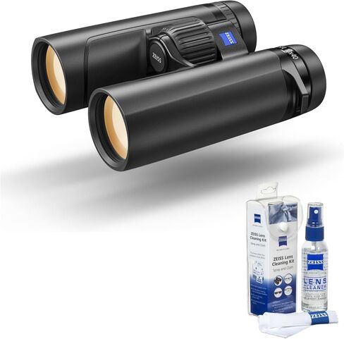 مجموعة مناظير الصيد Zeiss Optics SFL 10x40 المقاومة للماء وخفيفة الوزن ومشرقة UHD عالية الطاقة مع بخاخ Zeiss ومجموعة العناية بالعدسات المصنوعة من الألياف الدقيقة (عنصران) in Saudi Arabia