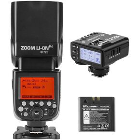 Flashpoint Zoom Li-on R2 VING V860IIC TTL On-Camera Flash Speedlight with X2 TTL Trigger Kit for Canon Cameras in Saudi Arabia