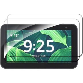 Warmyee [2 Pack] Screen Protector for Echo Show 5 (2nd Gen and 1st Gen),Tempered Glass Screen Film Guard for Echo Show 5 (2021/2019) in Kuwait
