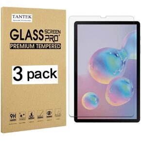 TANTEK [3-Pack Screen Protector for Samsung Galaxy Tab S6/Tab S5e 10.5 inch,Tempered Glass Film,Ultra Clear,Anti Scratch,Bubble Free,S-Pen Compatible in Kuwait