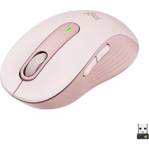 Logitech Signature M650 L Full Size Wireless Mouse - for Large Sized Hands, 2-Year Battery, Silent Clicks, Customizable Side Buttons, Bluetooth, Multi-Device Compatibility - Black (Renewed)