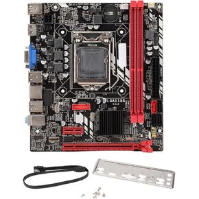 Acogedor LGA 1155 Motherboard, DDR3 Computer Motherboard Support for Core i7 i5 i3, withDual Channels DDR3 RAM, 100M Network Interface, Gaming Motherboard in Kuwait