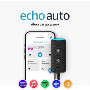Echo Auto (2nd Gen, 2022 release) | Add Alexa to your car
