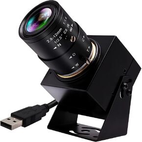 كاميرا ويب IFWAETR USB كاميرا ويب 4K مع عدسة تكبير بصري 2.8-12 مم 4X 2160P OpenCV كاميرا ويب للتكبير والتصغير عن قرب مع ميكروفون وكاميرا مؤتمرات للكمبيوتر والكمبيوتر المحمول Jetson Nano وRaspberry Pi in Kuwait