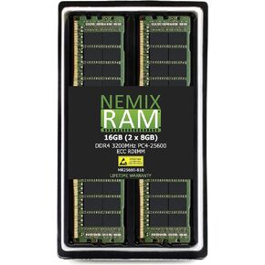 NEMIX RAM 512GB (8x64GB) DDR4-3200 PC4-25600 ECC RDIMM Registered Server Memory Upgrade for Dell PowerEdge R6525 Rack Server in Saudi Arabia