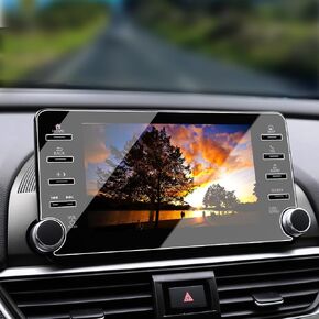 TTCR-II Compatible with 2018-2022 Honda Accord Screen Protector 8 Inch, For Accord 10th Touchscreen Protector 8-In, For Accord EX EX-L Sport Touring 8-Inch Navigation Display Tempered Glass Protective Film in Saudi Arabia