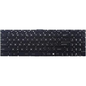 لوحة مفاتيح AUTENS بديلة لMSI GS60 GS63 GS63VR GS70 GS72 GT62VR GT72 GT73VR GE62 GE62VR GE63 GE72 GE73 GE73VR PE60 PE62 PE70 GL62 GL72 GP62 GP72 WS60 WS70 WS72 إضاءة خلفية ملونة in Kuwait