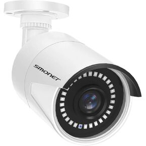كاميرا أمان POE 5 ميجابكسل، كاميرا IP خارجية SMONET، رؤية ليلية، متوافقة فقط مع نظام كاميرا SMONET 5MP POE in Kuwait