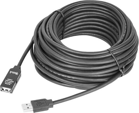 SIIG كيبل مكرر نشط USB 3.0 بطول 33 قدم، كيبل تمديد USB لمحرك فلاش USB والقرص الصلب والواقع الافتراضي والطابعة والكاميرا (JU-CB0611-S1) in Saudi Arabia