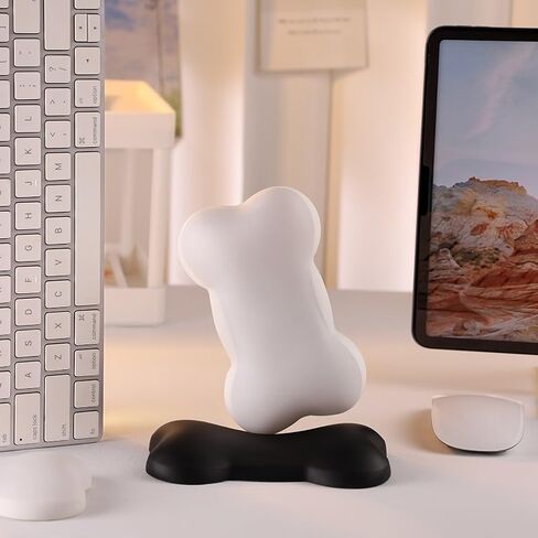مسند معصم من السيليكون للماوس من Craftend، وسادة دعم مريحة للماوس القياسي ولوحة المفاتيح وسادة ناعمة لأجهزة الكمبيوتر المحمول والكمبيوتر المكتبي والألعاب وتخفيف آلام المعصم باللون الأسود أو الأبيض in Kuwait
