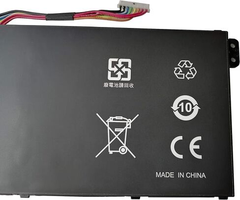 بطارية GHU جديدة AC14B18J متوافقة مع Acer Aspire E3-111 E3-112 E3-112M ES1-511 ES1-512 V3-111 V5-122 V5-132 بديلة لجهاز Chromebook 11 CB3-111 13 CB5-311 15 C910 [11.4V 36Wh AC14B18J ] in Saudi Arabia