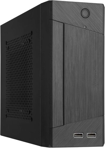 Silverstone Milo 10, Mini-ITX HTPC Case, Interchangeable Front Panel and Top Cover 2.8L or 3.7L, VESA Mount Included, USB 3.0 x 2, SST-ML10B in Saudi Arabia