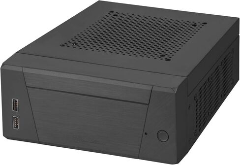 Silverstone Milo 10, Mini-ITX HTPC Case, Interchangeable Front Panel and Top Cover 2.8L or 3.7L, VESA Mount Included, USB 3.0 x 2, SST-ML10B in Saudi Arabia