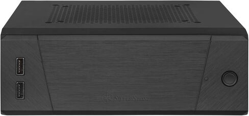 Silverstone Milo 10, Mini-ITX HTPC Case, Interchangeable Front Panel and Top Cover 2.8L or 3.7L, VESA Mount Included, USB 3.0 x 2, SST-ML10B in Saudi Arabia