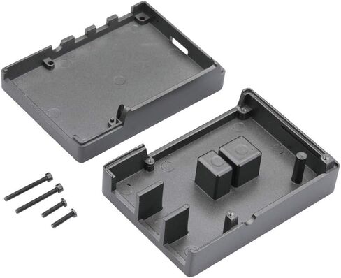 Raspberry Pi 4 Aluminum Case RPI 4B Shell Metal Box Black Enclosure for RPI 4 Model B Only (Black) in Kuwait
