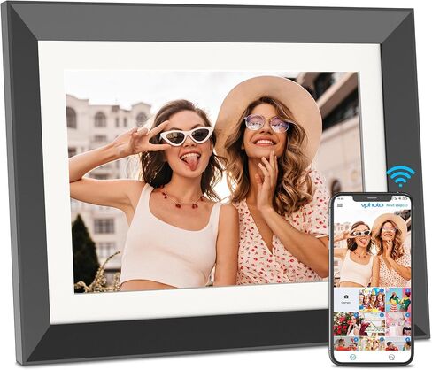 Digital Photo Frame 10.1 Inch Digital Picture Frame - Dual-WiFi Smart Photo Frame, 32GB, Full Functions, Easily Share Photos Videos via App Email, Unlimited Cloud Storage, Gift for Family & Friends in Saudi Arabia