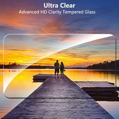 Warmyee [2 Pack] Screen Protector for Echo Show 5 (2nd Gen and 1st Gen),Tempered Glass Screen Film Guard for Echo Show 5 (2021/2019) in Kuwait