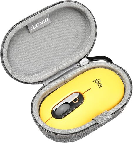 RLSOCO Carrying Case for Logitech Pebble Mouse 2 M350s Slim/POP/Pebble Bluetooth Wireless Mouse with Keychain - Purple (Case Only) in Saudi Arabia