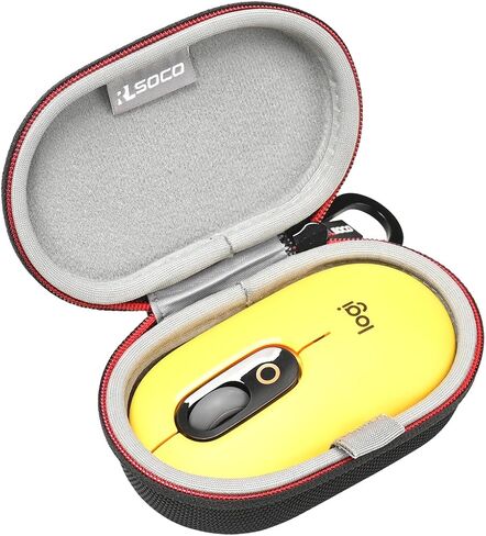 RLSOCO Carrying Case for Logitech POP/Pebble Mouse 2/Pebble Wireless Mouse with Keychain (Purple) in Saudi Arabia