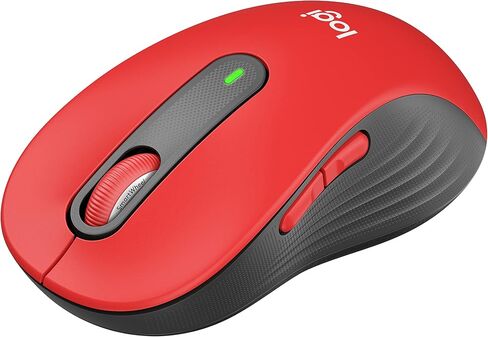 Logitech Signature M650 L Full Size Wireless Mouse - for Large Sized Hands, 2-Year Battery, Silent Clicks, Customizable Side Buttons, Bluetooth, Multi-Device Compatibility - Black (Renewed) in Kuwait