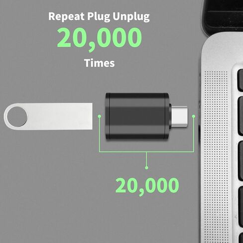 محول USB أنثى إلى USB C ذكر - 3 حزم 3.0 موصل شاحن USB من النوع C متوافق مع iPhone 15/15 Pro/15 Pro Max/15 Plus iPad Air Samsung Galaxy Google Pixel شحن نقل البيانات in Kuwait