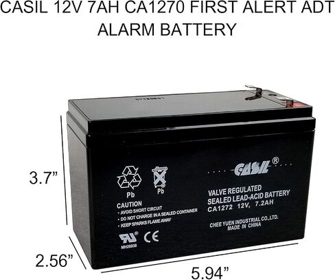 استبدال بطارية APC UPS لموديلات APC UPS SMT750، SMT750US، SUA750 واختيار أخرى (RBC48) من Casil 12v 7.2ah 2 Pack in Saudi Arabia