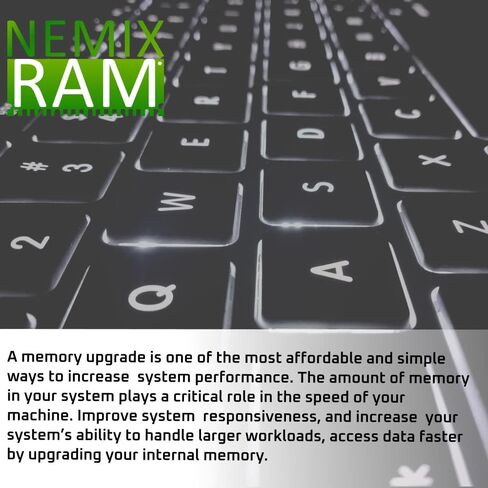 NEMIX RAM 256GB (8x32GB) DDR4-3200 PC4-25600 ECC RDIMM ترقية ذاكرة الخادم المسجلة لبرج PowerEdge T550 من Dell in Kuwait