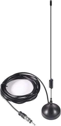 ACEIRMC Universal Car Stereo Antenna Car FM AM Radio Antenna Magnetic Base Car Radio Antenna Aerial for Vehicle Truck SUV Truck RV Marine Boat Car Stereo Audio Radio Head Unit CD Media Receiver Player in Saudi Arabia