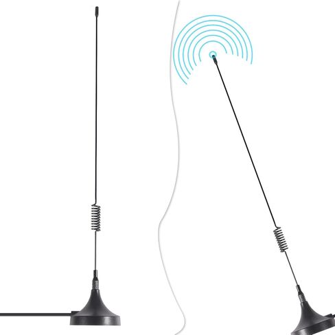 ACEIRMC Universal Car Stereo Antenna Car FM AM Radio Antenna Magnetic Base Car Radio Antenna Aerial for Vehicle Truck SUV Truck RV Marine Boat Car Stereo Audio Radio Head Unit CD Media Receiver Player in Saudi Arabia