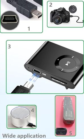 DC 5V Charger Wall Adapter Mini USB Charger for Gopro,Dash cam,PS3 Controller,USB Hub, Canon Camera, Leappad, Calculator,Radio,Phonak Compilot Hearing Aid,GPS Navigator,Blue Snowball Mic,Headset in Kuwait