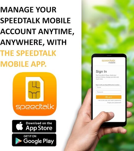 SpeedTalk Mobile $10 Tracker SIM Card Kit w/Unlimited Data for 4G GPS Tracking Devices locators Pet Senior Kids Car | 3 in 1 Simcard Standard Micro Nano | No Contract 30 Days Service Plan US Coverage in Kuwait