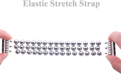 KAI Top Beaded Bracelet Compatible with iWatch Band 38mm/40mm/41mm/42mm/44mm/45mm/49mm Women, Natural Stone Beaded Elastic Replacement Stretch Strap for Apple Watch Ultra SE Series 9 8 7 6 5 4 3 2 1 in Kuwait