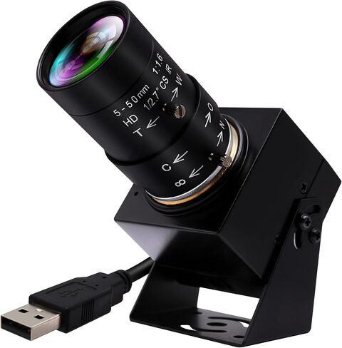 8MP 4K USB Camera, 2.8-12mm 4X Optical Manual Zoom Lens, 2160P Webcam, Plug and Play for OpenCV, Video Conference, Laptop, Raspberry Pi, Jetson Nano, Mac OS in Kuwait