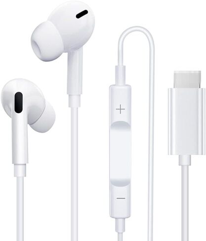 سماعات اذن سلكية لاجهزة ايفون 7/8/8 بلس/X/XS/XR/XS ماكس، سماعات اذن ستيريو عازلة للضوضاء متوافقة مع ايفون 14/13/13 برو ماكس/12/11/11 برو/ايباد in Kuwait