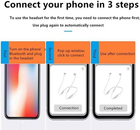 سماعات اذن سلكية لاجهزة ايفون 7/8/8 بلس/X/XS/XR/XS ماكس، سماعات اذن ستيريو عازلة للضوضاء متوافقة مع ايفون 14/13/13 برو ماكس/12/11/11 برو/ايباد in Kuwait