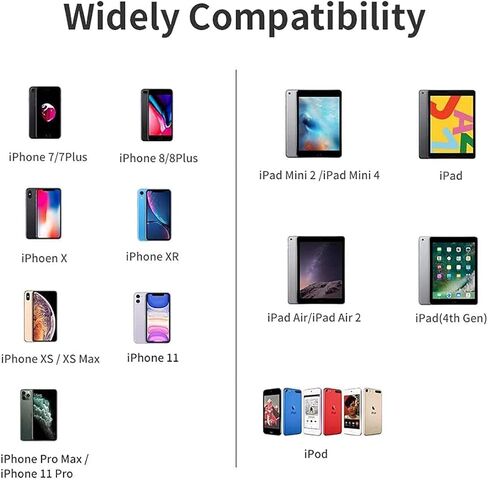 سماعات اذن سلكية لاجهزة ايفون 7/8/8 بلس/X/XS/XR/XS ماكس، سماعات اذن ستيريو عازلة للضوضاء متوافقة مع ايفون 14/13/13 برو ماكس/12/11/11 برو/ايباد in Kuwait