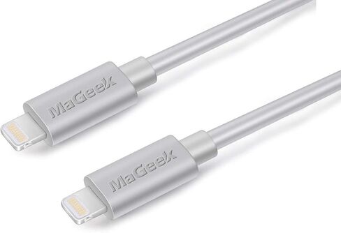 MaGeek iPhone Charger 10 ft, 2-Pack (10 feet) Apple MFi Certified Lightning to USB Cable Charge Cord for iPhone 13/12/11/Pro/SE/XS/XS Max/XR/X/8 Plus/7/6S Plus,iPad Pro Air (White) in Kuwait