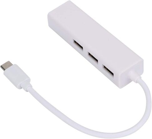 ASHATA USB 3.1 Type C إلى RJ45 USB 2.0 محول كابل بطاقة الشبكة محطة إرساء بطاقة الشبكة 3A 100 واط PD USB C إلى HUB لنقل البيانات in Saudi Arabia