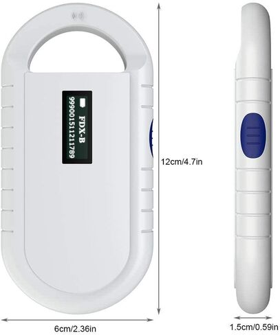 Yoidesu قارئ RFID المحمولة المحمولة العالمي الحيوان رقاقة قارئ الحيوانات الأليفة معرف رقاقة الماسح الضوئي الحيوانات الأليفة رقاقة الماسح الضوئي العالمي الحيوان قارئ رقاقة الحيوانات الأليفة الماسح الضوئي قارئ رقاقة دقيقة in Kuwait