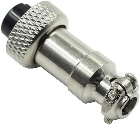 3 Pin Metal Male Female Panel Connector 12mm GX12-3P Silver Aviation Plug - (2 Sets) in Saudi Arabia