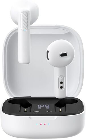 DazDalee Wireless Bluetooth 5.3 Headphones, Ergonomic Design in-Ear Headset, 20Hrs Playtime with Wireless Charging Case, IPX7 Waterproof in Kuwait