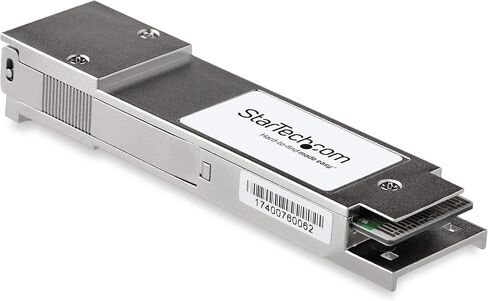 StarTech.com Cisco QSFP-40G-CSR4 وحدة QSFP + المتوافقة - جهاز إرسال واستقبال ضوئي من الألياف 40GBase-SR4 (QSFP-40G-CSR4-ST) in Saudi Arabia