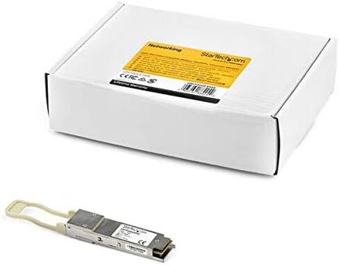 StarTech.com Cisco QSFP-40G-CSR4 وحدة QSFP + المتوافقة - جهاز إرسال واستقبال ضوئي من الألياف 40GBase-SR4 (QSFP-40G-CSR4-ST) in Saudi Arabia