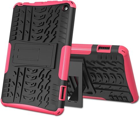 حافظة جهاز لوحي ROISKIN for Fire 7 إصدار 2022 من الجيل الثاني عشر للأطفال، حافظة Kindle Fire 7 2022، حافظة Amazon Fire 7 2022، حافظة مزدوجة الطبقات مقاومة للصدمات للنار 7 بوصة مع مسند in Saudi Arabia