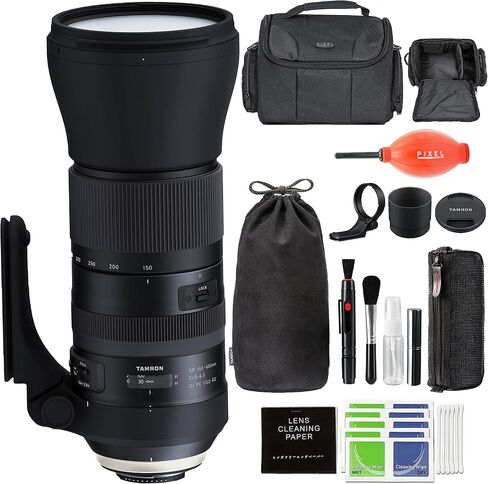 Tamron SP 150-600mm f/5-6.3 Di VC USD G2 for Nikon F with Advanced Accessory and Travel Bundle | Tamron 6 Year USA Warranty | AFA022N-700 | Tamron SP 150-600mm Nikon F in Saudi Arabia