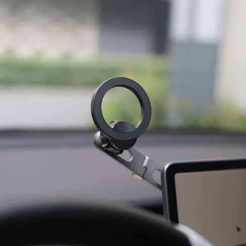 Tesheer Gravity Car Phone Mount for Tesla Model 3 / Model Y 2016-2023 Automatically Grip Foldable Car Mount Phone Holder for Cell Phones Accessories in Kuwait