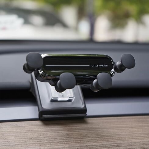 Tesheer Gravity Car Phone Mount for Tesla Model 3 / Model Y 2016-2023 Automatically Grip Foldable Car Mount Phone Holder for Cell Phones Accessories in Kuwait
