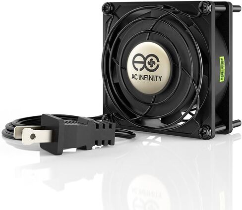 AC Infinity AXIAL 8025، مروحة المافن، 120 فولت تيار متردد 80 مم × 25 مم عالية السرعة، معتمدة من UL لمشاريع عادم تهوية التبريد بنفسك in Saudi Arabia