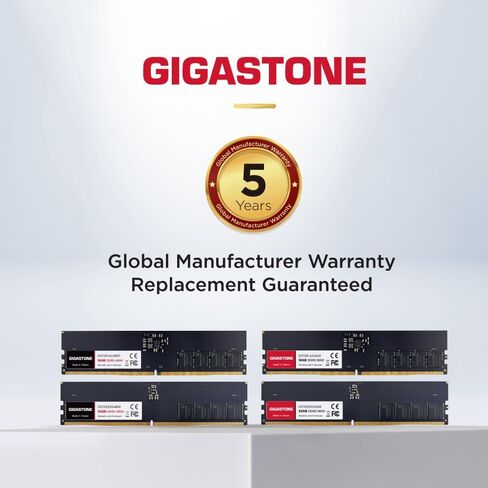 【DDR5 RAM】 GIGASTONE Desktop RAM 64GB (2x32GB) DDR5 RAM 64GB DDR5-5600MHz PC5-44800 CL46 1.1V 288 Pin Non- ECC Unbuffered UDIMM for PC Computer Desktop Memory Module (Desktop ONLY) in Saudi Arabia